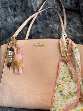 Kate Spade Chalk Pink Brim Laptop Tote Bag